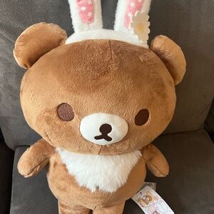 Rilakkuma Chairoikoguma Bunny 16" Plush New with Tag
